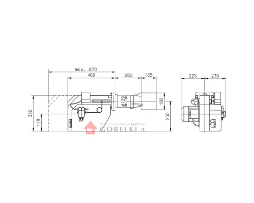 Дизельная горелка Giersch M10.2-Z-L