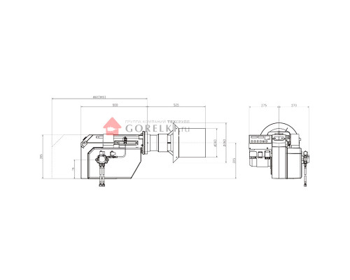Дизельная горелка Giersch M2.2-Z-L