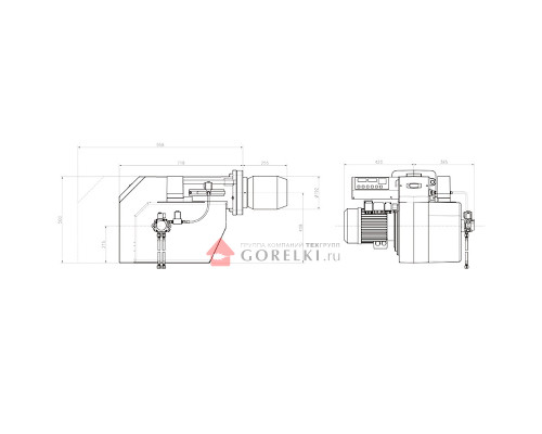 Дизельная горелка Giersch M3.22-Z-L
