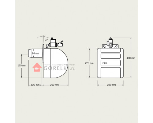 Газовая горелка Hansa HMG E