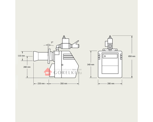 Газовая горелка Hansa HSGi 22 EZ